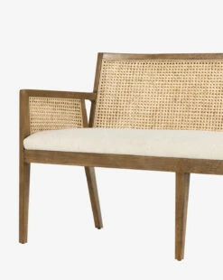 Aniston Dining Bench -McGee and Co Furniture Store AnistonDiningBench MFRN2292 TPW OS D4