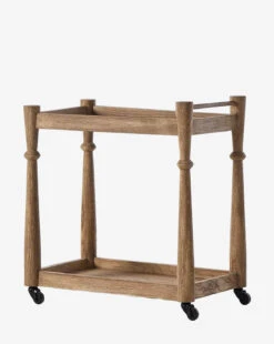 Brendal Bar Cart -McGee and Co Furniture Store BrendalBarCart MFRN3005 OAK OS D1 T