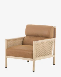 Channing Lounge Chair -McGee and Co Furniture Store ChanningLoungeChair MFRN1458 BWN OS D2