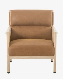 Channing Lounge Chair -McGee and Co Furniture Store ChanningLoungeChair MFRN1458 BWN OS MAIN