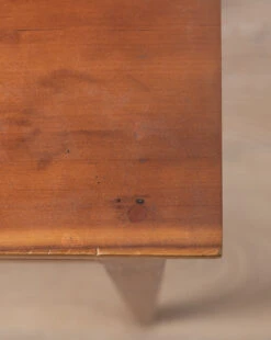 Vintage Cherry Side Table With Tapered Legs -McGee and Co Furniture Store CherrySideTable MFRN2440 CRY OS D2 T