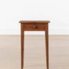 Vintage Cherry Side Table With Tapered Legs