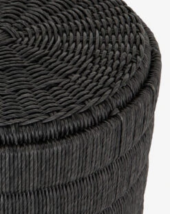 Emiliano Side Table -McGee and Co Furniture Store EmilianoSideTable MFRN1305 BLK OS D2