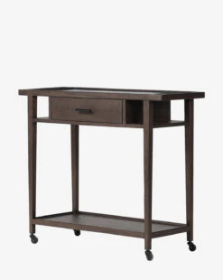 Galen Bar Cart -McGee and Co Furniture Store GalenBarCart MFRN3256 BRO OS D1 T