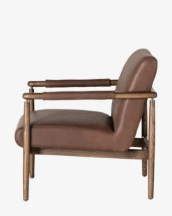 Gaston Lounge Chair -McGee and Co Furniture Store GastonLoungeChair MFRN2691 LTH OS D1