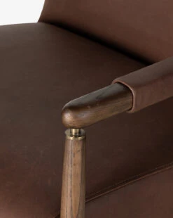 Gaston Lounge Chair -McGee and Co Furniture Store GastonLoungeChair MFRN2691 LTH OS D4