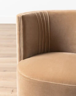 Georgina Velvet Dining Chair -McGee and Co Furniture Store GeroginaVelvetDiningChair MFRN2622 FWN OS D3 T