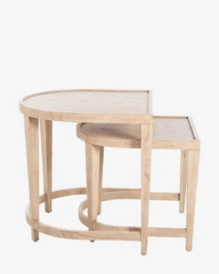 Gianna Nesting Tables -McGee and Co Furniture Store GiannaNestingTables MFRN2223 NAT OS D2