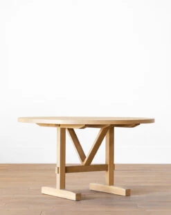 Giselle Round Table -McGee and Co Furniture Store GiselleRoundTable MFRN1545 NAT OS D1