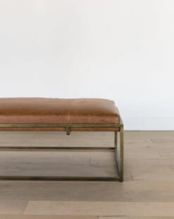 Harlow Leather Bench -McGee and Co Furniture Store HarlowLeatherBench05