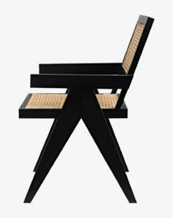 Noir Judy Chair -McGee and Co Furniture Store JudyChair MFRN0200 BLK OS D1 T