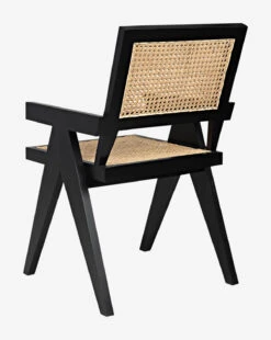 Noir Judy Chair -McGee and Co Furniture Store JudyChair MFRN0200 BLK OS D4 T