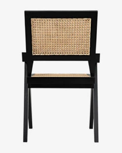 Noir Judy Chair -McGee and Co Furniture Store JudyChair MFRN0200 BLK OS D5 T