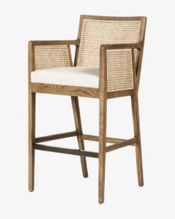 Landon Stool 25 Landon Stool -McGee and Co Furniture Store LandonStool MFRN1204 BWN BS D2