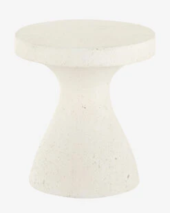 Zadock Outdoor End Table -McGee and Co Furniture Store MFRN2338 WHT OS MAIN