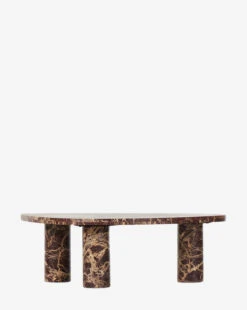 Merlot Marble Coffee Table -McGee and Co Furniture Store MerlotMarbleCoffeeTable MFRN2864 RMB L D1 T