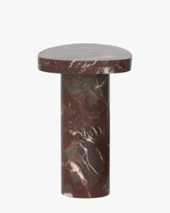 Merlot Marble End Table -McGee and Co Furniture Store MerlotMarbleEndTable MFRN3336 RMB 18 D1 T