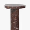 Merlot Marble End Table