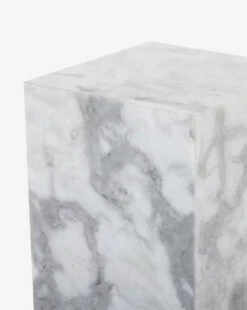 Milania Marble Pedestal -McGee and Co Furniture Store MilaniaMarblePedestal MFRN3017 WAG 30 D4 T