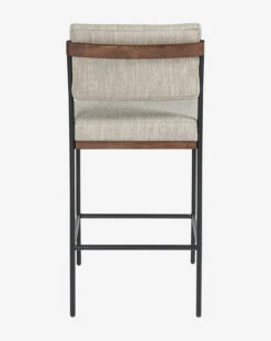 Pascal Stool -McGee and Co Furniture Store PascalStool MFRN1206 GRY BS D1