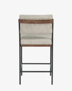 Pascal Stool -McGee and Co Furniture Store PascalStool MFRN1206 GRY CS D1