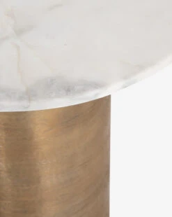 Pia Side Table -McGee and Co Furniture Store PiaSideTable MFRN1413 WHT OS D2