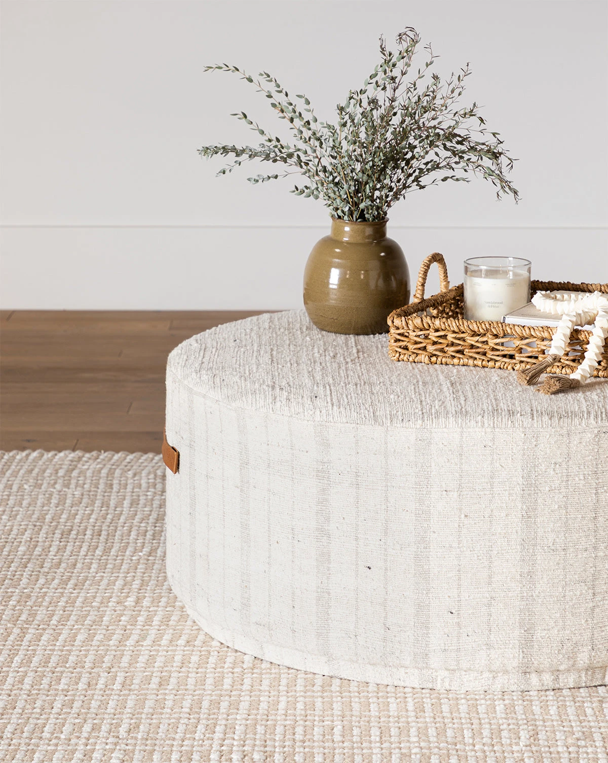 McKay Round Ottoman 2 McKay Round Ottoman - Image 2