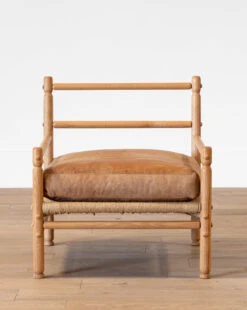 Vintage Woven Lounge Chair