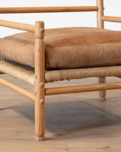 Vintage Woven Lounge Chair -McGee and Co Furniture Store VintageWovenLoungeChair 3