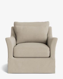 Wilhelmina Slipcover Swivel Lounge Chair