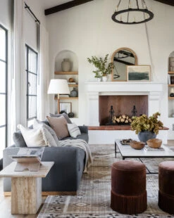 Travertine Side Table -McGee and Co Furniture Store WinterCatalog118