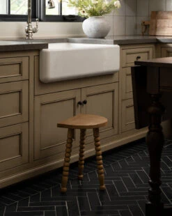 Alice Honey Wood Stool -McGee and Co Furniture Store studiomcgee Fall2024 20240522 0389 T