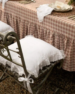 McGee & Co. X Loeffler Randall Delilah Broderie Trim Seat Cushion